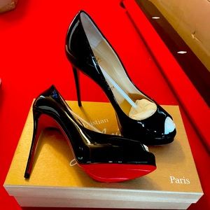 Christian Louboutin Prive Patent Red Pump